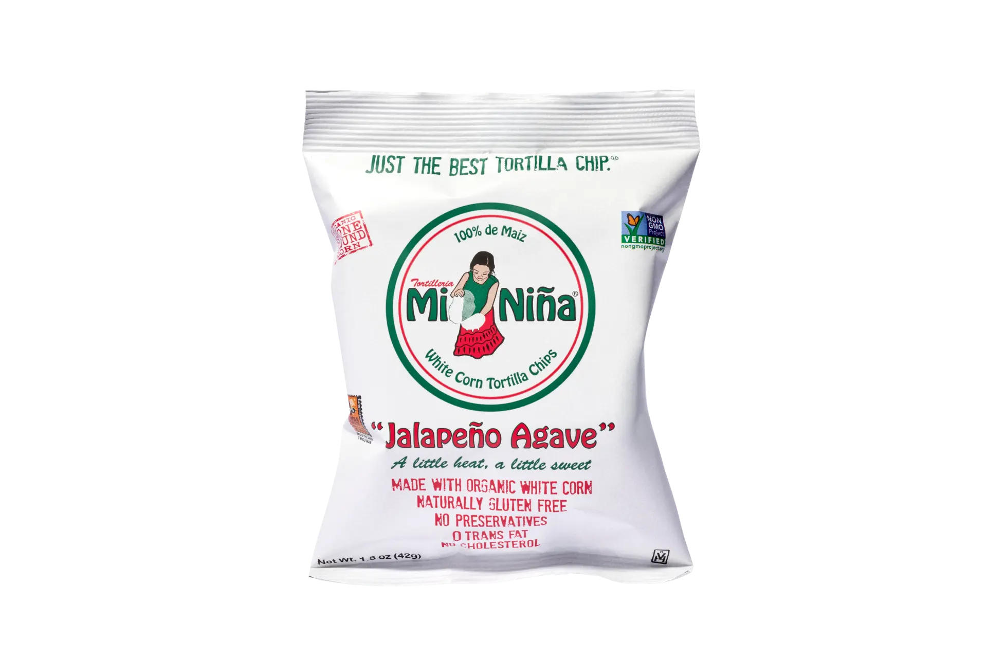 Jalapeño Agave” Tortilla Chip - 24 Pack / 1.5 oz – Mi Niña Tortilla