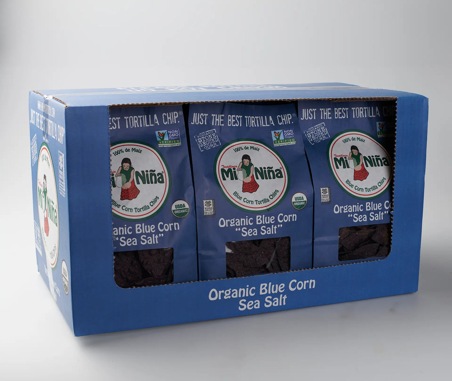 CASE - Organic Blue Corn “Sea Salt” Tortilla Chip