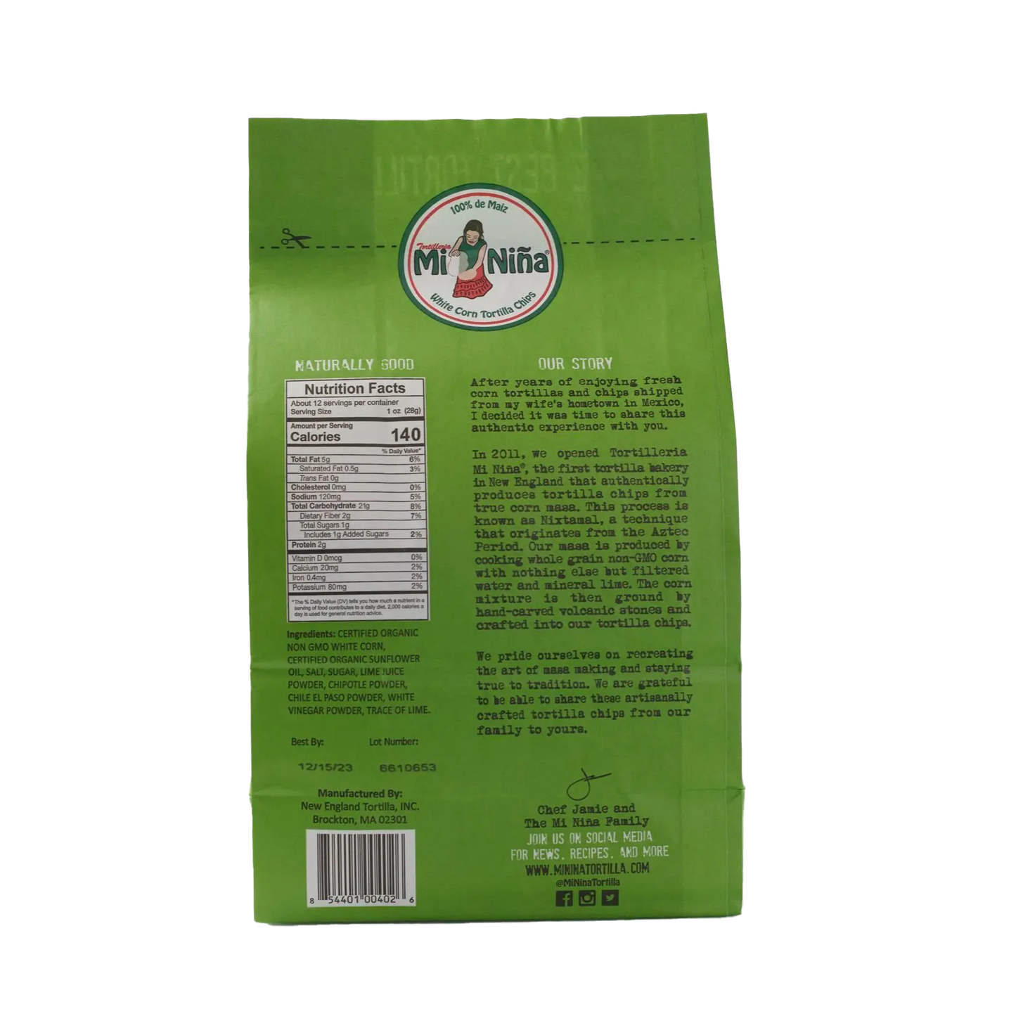 CASE - “Spicy Chipotle Lime” Tortilla Chip