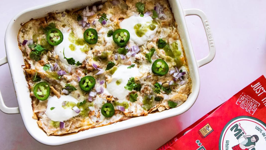 Salsa Verde Chicken Casserole