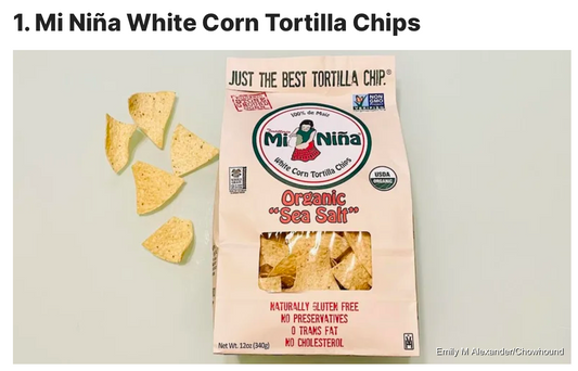 15 Store-Bought Tortilla Chips, Ranked Worst To Best-Mi Niña Tortilla