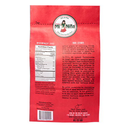 CASE - “Pico de Gallo” Tortilla Chip-Mi Niña Tortilla