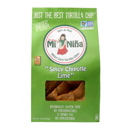 CASE - “Spicy Chipotle Lime” Tortilla Chip-Mi Niña Tortilla